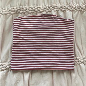 John Galt Brandy Melville Striped Tube Top